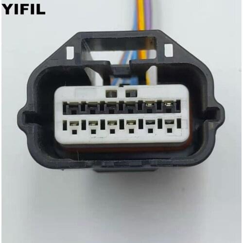 12 Pin/Way Front and Rear Bumper Reversing Radar Harness Connector Plug For Land Rover Range Rover Freelander 2 Discovery 3