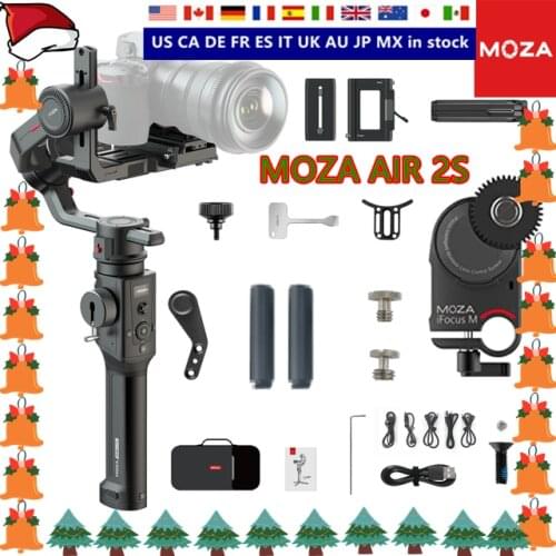 MOZA Air 2 3-Axis Handheld Gimabl Stabilizer OLED Display Smart Time-Lapse Lens Control System for DSLRs Mirrorless