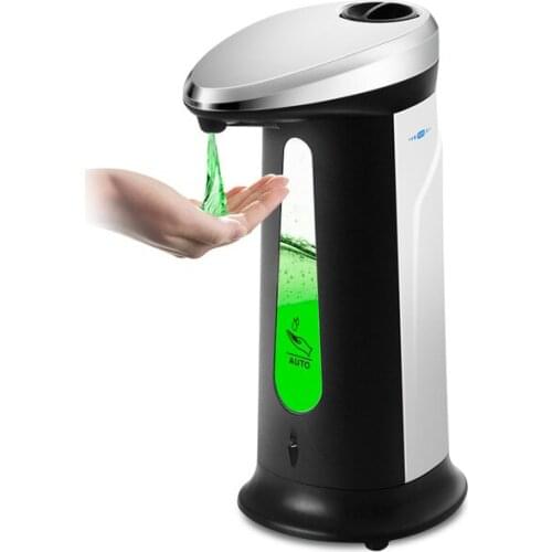 Automatic sensor soap dispenser bathroom soap dispenser shower gel box shampoo hand soap bottle sensor soap liquid 400ml