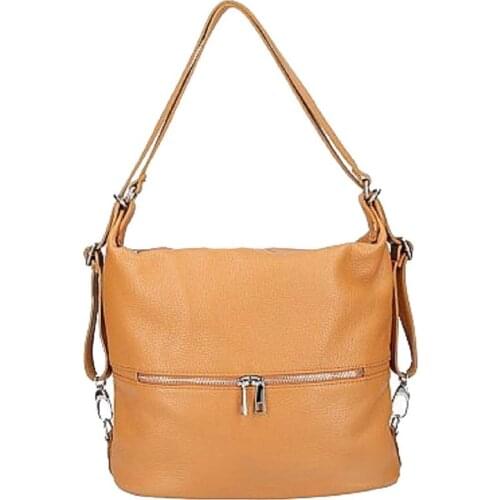 Leather Bag/Backpack Bottega Carele BC7151