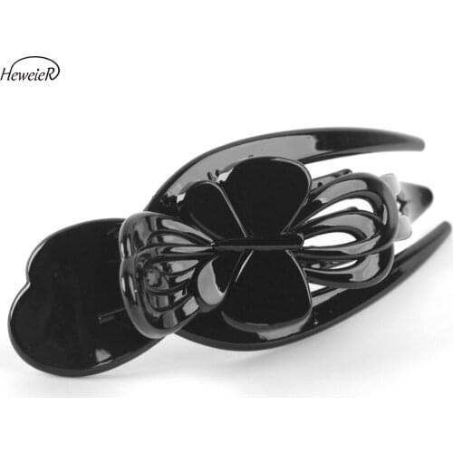 Fashion Women Lady Girl Plastic Hair Duckbill Clip Claw Comb Hairdressing Accessories Lady Headwear Hairpins Barrette Butterfly