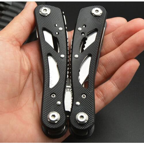 Camping Multitool Plier Cable Wire Cutter Multifunctional Multi Tools Outdoor Camping Folding Knife Pliers EDC 11 in 1