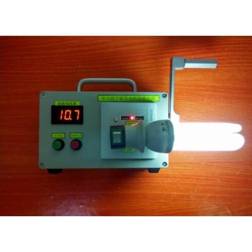 Small hand crank generator mobile phone charger portable power emergency charger 220V