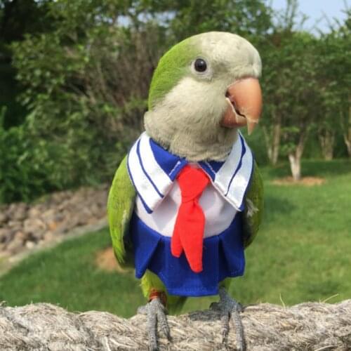 Parrot Clothes Original Hand-made Custom Bird Clothes Cute Suit Blazers For Cockatiel Sun Parakeet Monk Parakeet Macaw Cockatoo