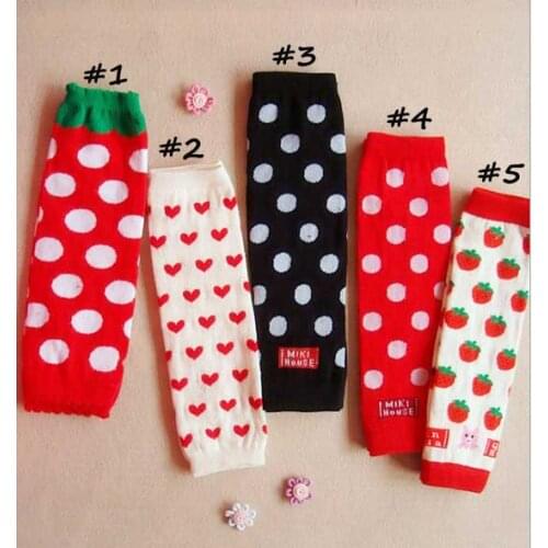 Holiday Baby Leg Warmers For Girls Heart Strawberry Polka Dots Newborn leg Warmers kids,Meias Infantil