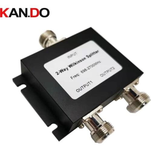 2 Way 2.4G Power Splitter 698-2700MHZ power divider 2.5G splitter signal divider for telecom radio signal divider