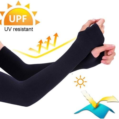 1 Pair Arm Sleeves Warmers Sports Sleeve Sun UV Protection Cooling Running Cycling Warmer Mangas Cover Ski Para Fishing Han D7K6