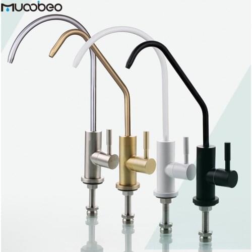 Osmosis Filter Kitchen Tap Stainless Steel Direct Drinking Water Faucet Brushed Single Handle