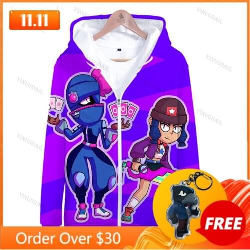 Cartoon Star, Jacket Tops Teen Clothes Shoot Kids Hoodies Browlers 3D Print Hoodie Boys Girls Harajuku Sweatshirt