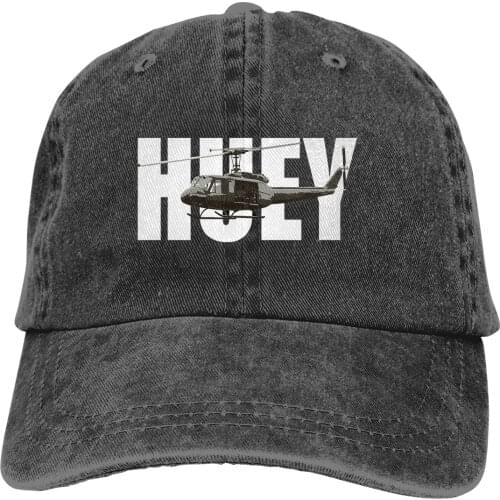 Uh1 Uh1 Huey Helicopter T Vietnam Veterans Vets Baseball Cap cowboy hat Peaked cap Cowboy Bebop Hats Men and women hats