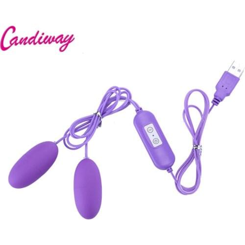 Vibrator 12 multi Speed Jump Egg Vibrating Clitoris Stimulator USB Adult Product Sex Toys For Women Female Masturbation