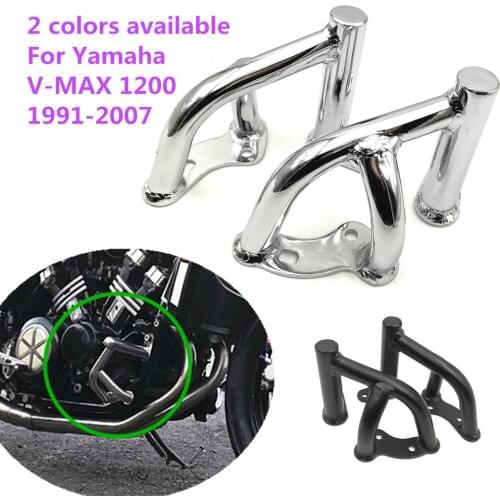For Yamaha V-MAX1200 VMAX1200 V-MAX 1991-2007 Motorcycle Accessories Crash Bar Engine Guard Side Mount Bumper Frame Protection