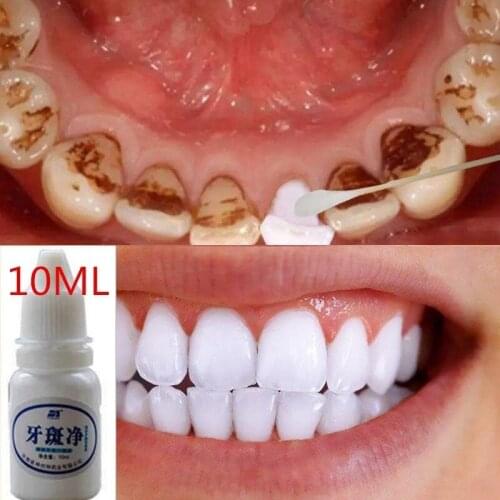 10ml Teeth Whitening Essence Powder Oral Hygiene Cleaning Serum Removes Plaque Stains Tooth Bleaching Dental Tools Toothpaste