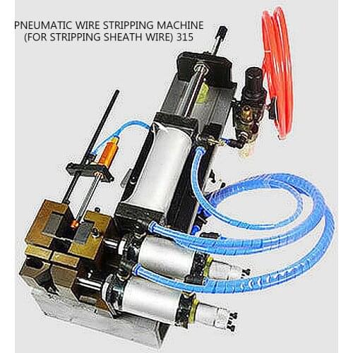 315 High Efficiency Pneumatic Wire Stripping Machine Quality Multi-Core Sheathed Wire Twisting Machine Cable Peeling Machine