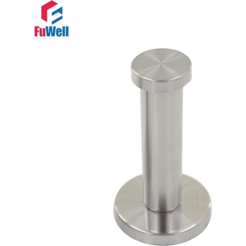 4pcs Stainless Steel Hooks Heavy Duty Household Coat Hat Hooks Hanger on The Wall for Kitchen Bathroom Shower 72mm Length Hanger