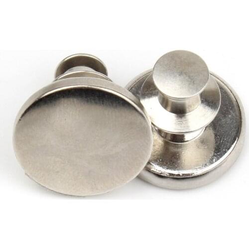 5PCs Snap Fastener Metal Buttons For Clothing Jeans Perfect Fit Adjust Self Increase Reduce Waist Free Nail Twist Sewing Buttons