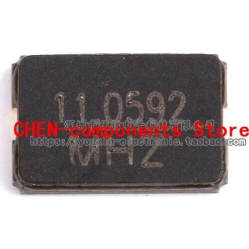5pcs SMD passive crystal oscillator 5032 11.0592MHz 20PPM 20PF 5*3.2mm 2-pin resonator