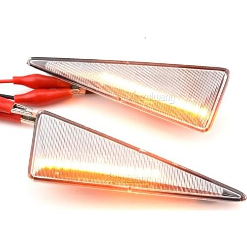 Car Side Marker Turn Signal Indicator LED Dynamic Lights For Renault Megane MK2 CC Espace MK4 Scenic MK2 Wind Avantime Thalia 2