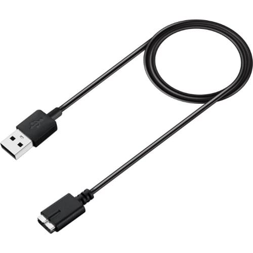 Black 1M USB Charging Cable Cord Fast Charger Line For Polar M430 Running Watch