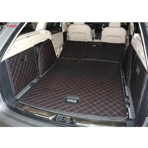 Good mats! Special trunk mats for Skoda Superb Combi 2014-2009 waterproof boot carpets cargo liner for Superb 2012,Free shipping