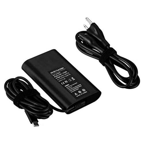 Huiyuan Fit for Dell 65W 20V 3.25A USB-C for Dell LA65NM170 2YKOF 02YKOF XPS 12 9250 12 7275 13 7370 and Other Type-C Devices