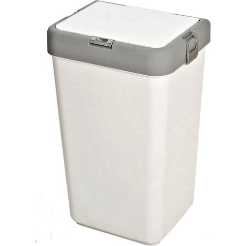 Motek Kirli Çamaşır Sepeti Pratik Kapaklı 40 Litre MT08