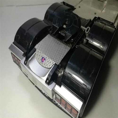 ​Stainless Steel Anti-Skid Rear Plate for 1/14 Tamiya Scania 56323 RC Truck Car Modification Parts Accessories