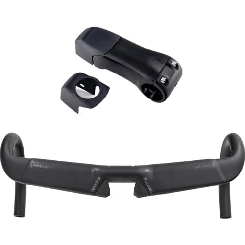 Top Brand new Carbon Handlebar internal cable routing Road Bicycle Handlebar and stem
