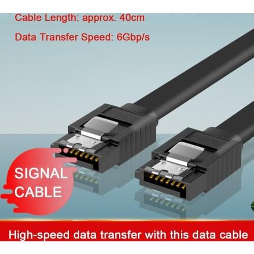 New Durable High Speed SATA 3.0 6Gb/s 26AWG HDD Hard Data SATA 40cm For Computer Cable Straight Cable Cable Drive Signal Da O0J0