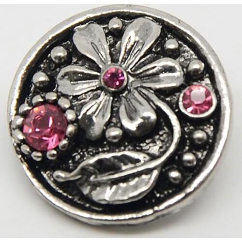 Press Button Snap Button Jewelry Beads Flower Copper Snap Button