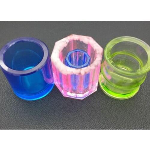 DIY Crystal Epoxy Pencil Holder Silicone Mould High Mirror Handmade Jewelry Dried Flower Decoration Tool Decoration Mould