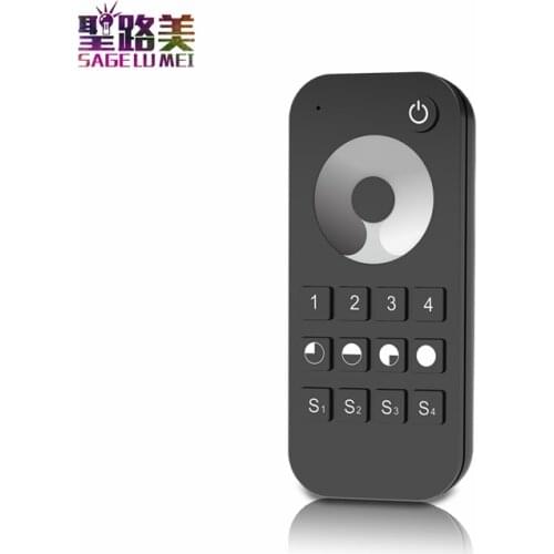 RT1/RT6/RT8 Touch Wheel RF Remote Controller 1,4 ,8 zone dimming Dimmer for 5050-3528 2835 single color led strip light tape