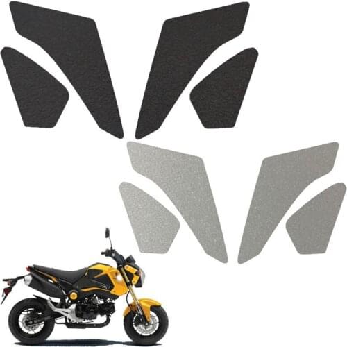 Snake Skin Motorcycle Tank Traction Pad Anti Slip Sticker Gas Knee Grip Protector For Honda GROM MSX125 2014 2015