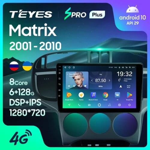 TEYES SPRO Plus For Hyundai Matrix 2001 - 2010 Car Radio Multimedia Video Player Navigation GPS Android 10 No 2din 2 din DVD