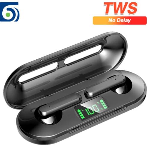 Byscoon Bluetooth Wireless Headphones with Mic Sports Waterproof TWS Earphones Bluetooth 5.0 Wireless Headsets For OPPO Nokia