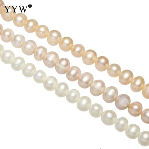 High Grade Cultured Potato Freshwater Pearl Beads Loose Beads for DIY Women Elegant Necklace Bracelet Jewelry Making
