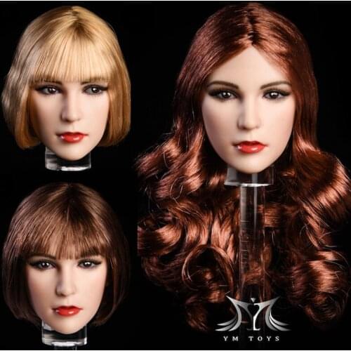 YMTOYS YMT11 1/6 Beauty Girl Meng Dream Head Sculpt for 12inch Female Action Figure DIY