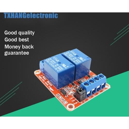 2-Channel 12V Relay Module Optocoupler High and Low Level Trigger diy electronics