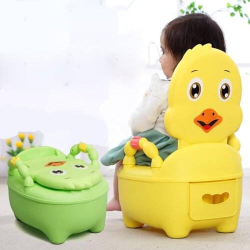 2018 New Product Plastic Baby Potty Chair/ Toilet Trainer For Children For Free Potty Brush