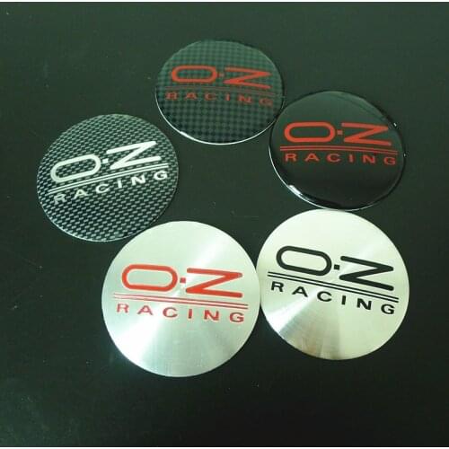 4pcs 65mm OZ Racing Sticker Emblem Logo Badge for Wheel Center Caps Hub Cambered Surface