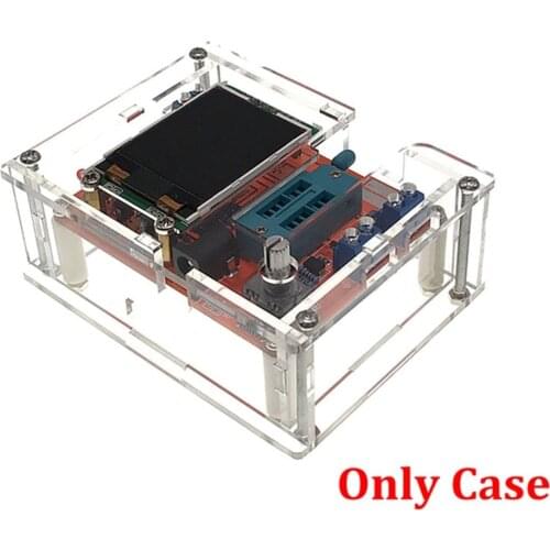 Acrylic Transparent Case Shell for TFT GM328 Transistor Tester Diode LCR ESR Meter PWM Square Wave DIY Kit Only Case