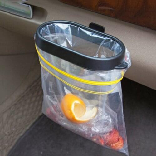 Car Trash Bag Auto Trash Can Foldable Car Organizer Frame Vehicle Frame Garbage Bag Storage Hanging Holder Auto Car Accessories