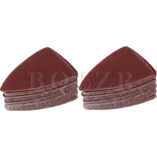 BQLZR 50mm Dia Finger Sandpaper Sheet with 60/80/120/180/240 # Pack of 50