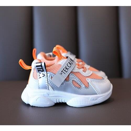 Autumn New Child Sports Shoes Boys Girls Baby Casual Shoes Slip Patchwork Breathable Mesh Toddler Shoes Sneakers for Kids Shoes