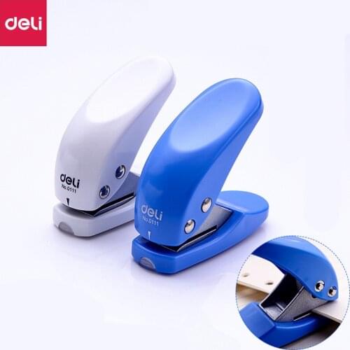 Deli 0111 Punch Machine Manual Mini Single Hole Punch Pressing Hole Punch Stationery Office Punch