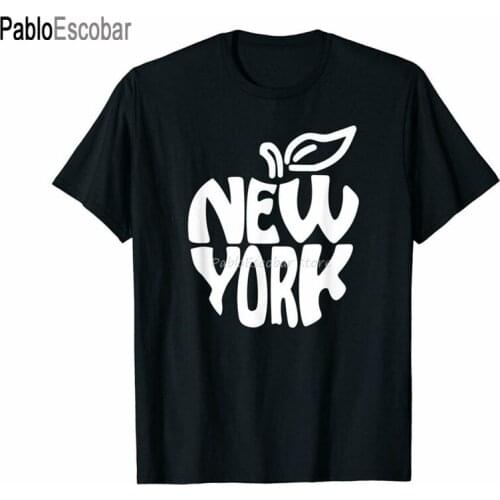 Summer top tees Black New York Tshirt - I Love Ny T-Shirts - I Love New York City 100% Cotton High Quality Tee Shirt