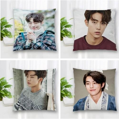 Hot Sale Custom Decorative Pillowcase Nam Joo Hyuk Square Zippered Pillow Cover Best Nice Gift 20X20cm 35X35cm 40x40cm