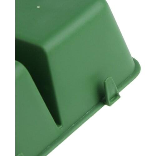 Double Bowl Bird Feeder Cage Dual Water Drink Eating Device Parrot Pigeon Trough New