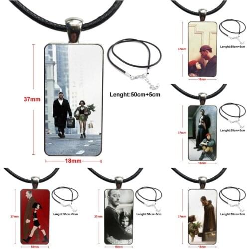 Leon And Mathilda Brand Steel Color Jewelry Fashion Statement Necklace Glass Necklaces Pendants For Women Wedding Gift