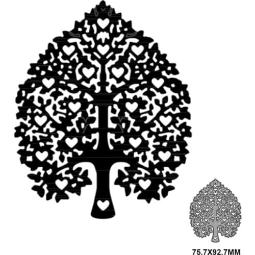 Love Tree Metal Cutting Dies Stencils For DIY Scrapbooking Photo Album Season Embossing DIY Paper Cards 2021 New